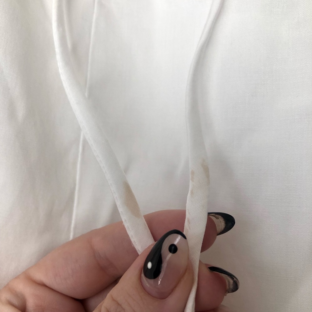 Princess Polly White Drawstring Mini Shorts 10 - Picture 5 of 6